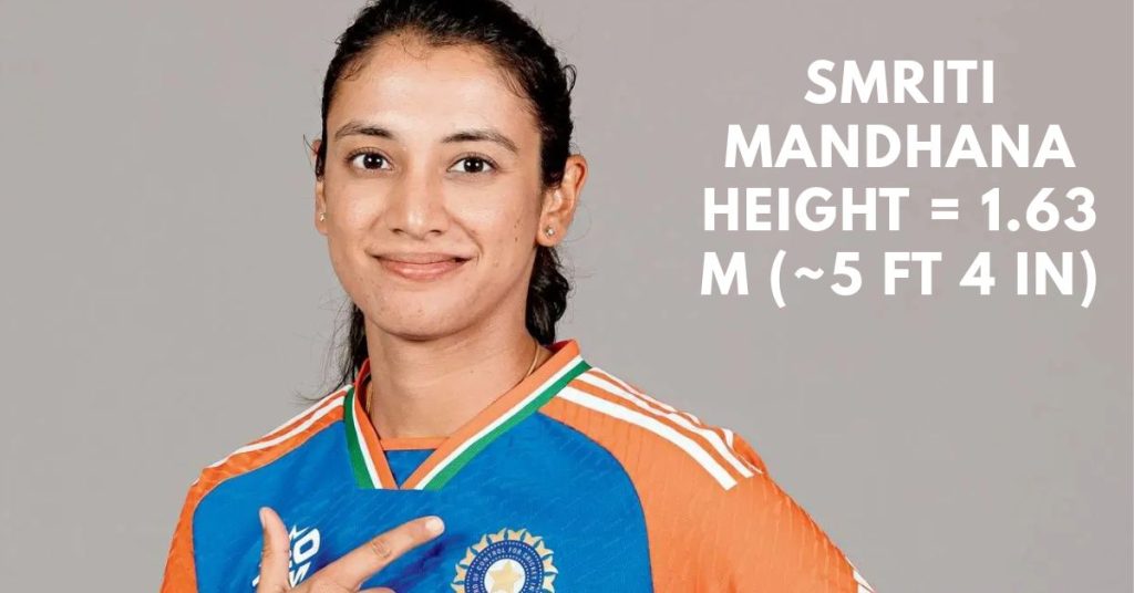 Smriti Mandhana Height 