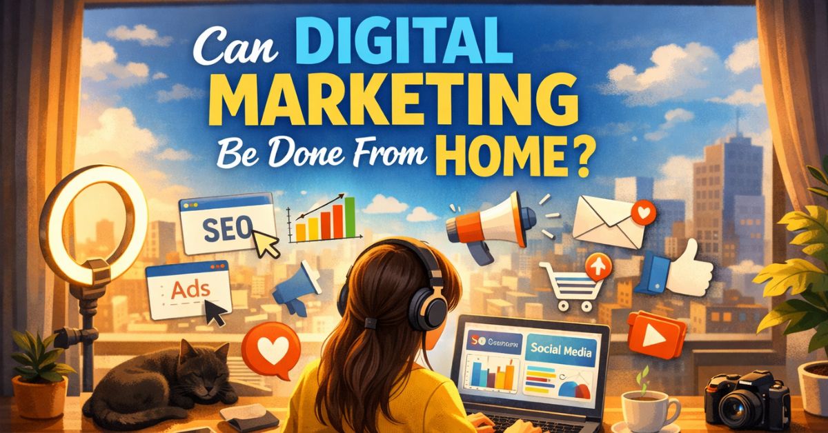 You are currently viewing Can Digital Marketing Be Done From Home?