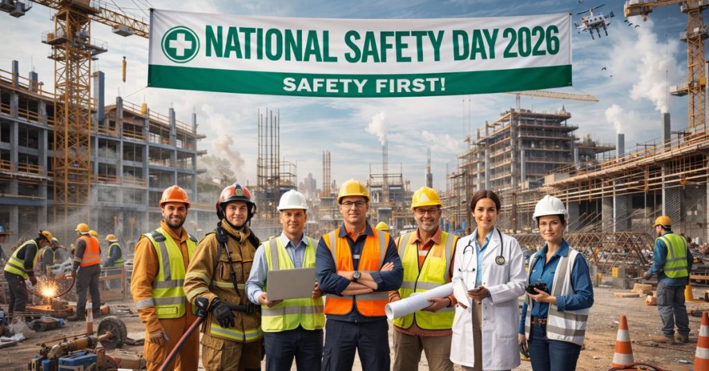 National Safety Day 2026 India – Date & Theme ‘Engage, Educate